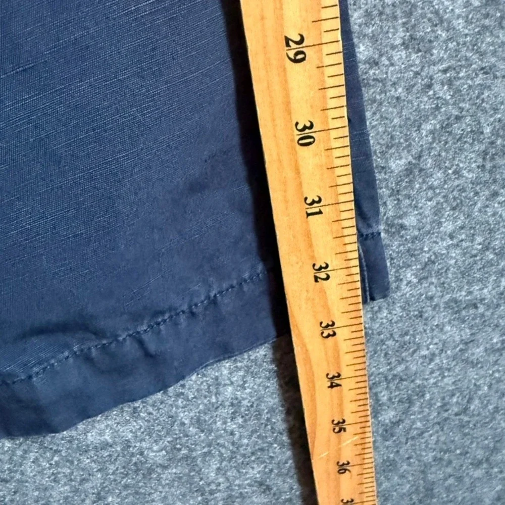 Taylor Stitch The Morse Pant Navy Slub Linen Organic Cotton Chino 38x33 NWT